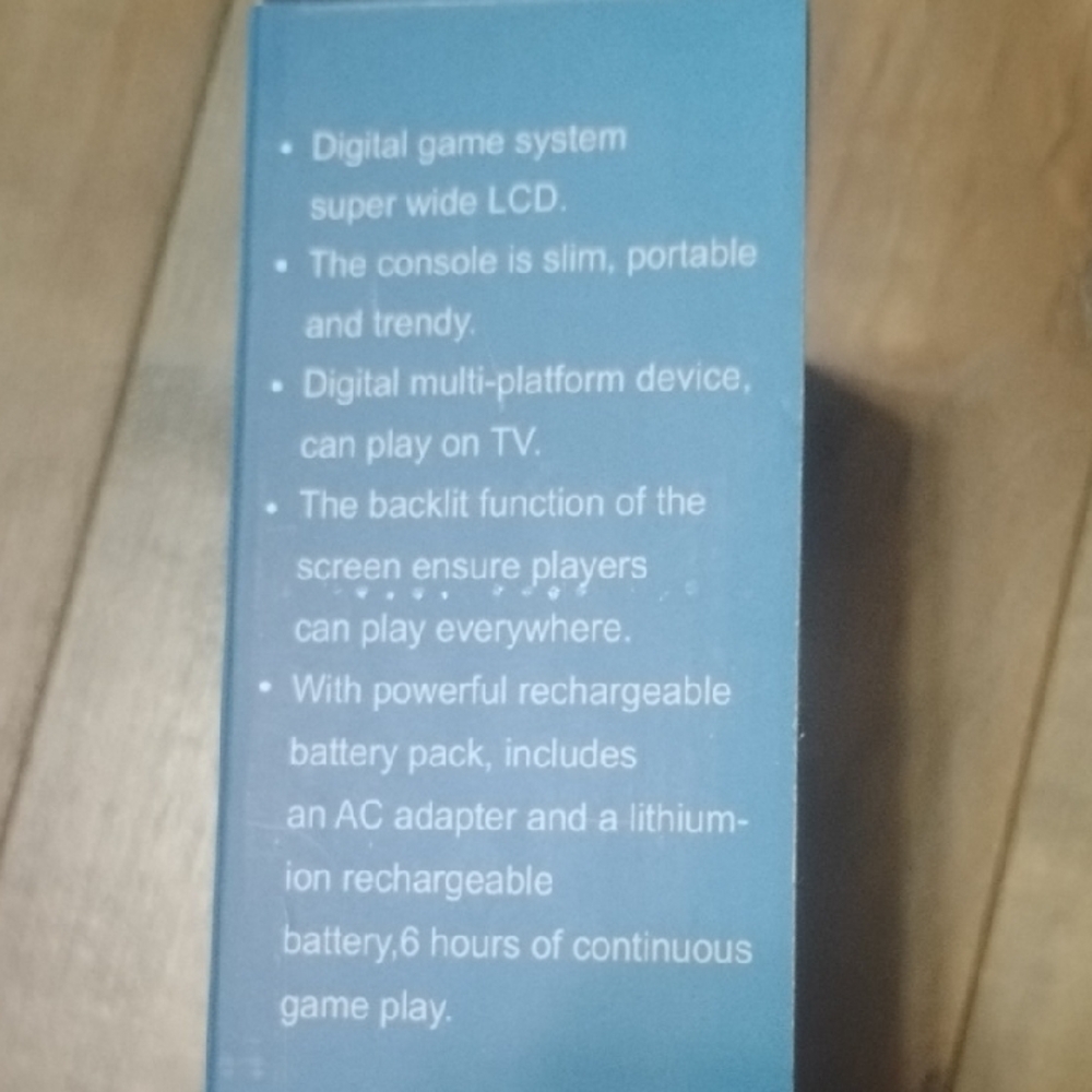 Game Box Handheld Console - Blue - Picture 3 of 4